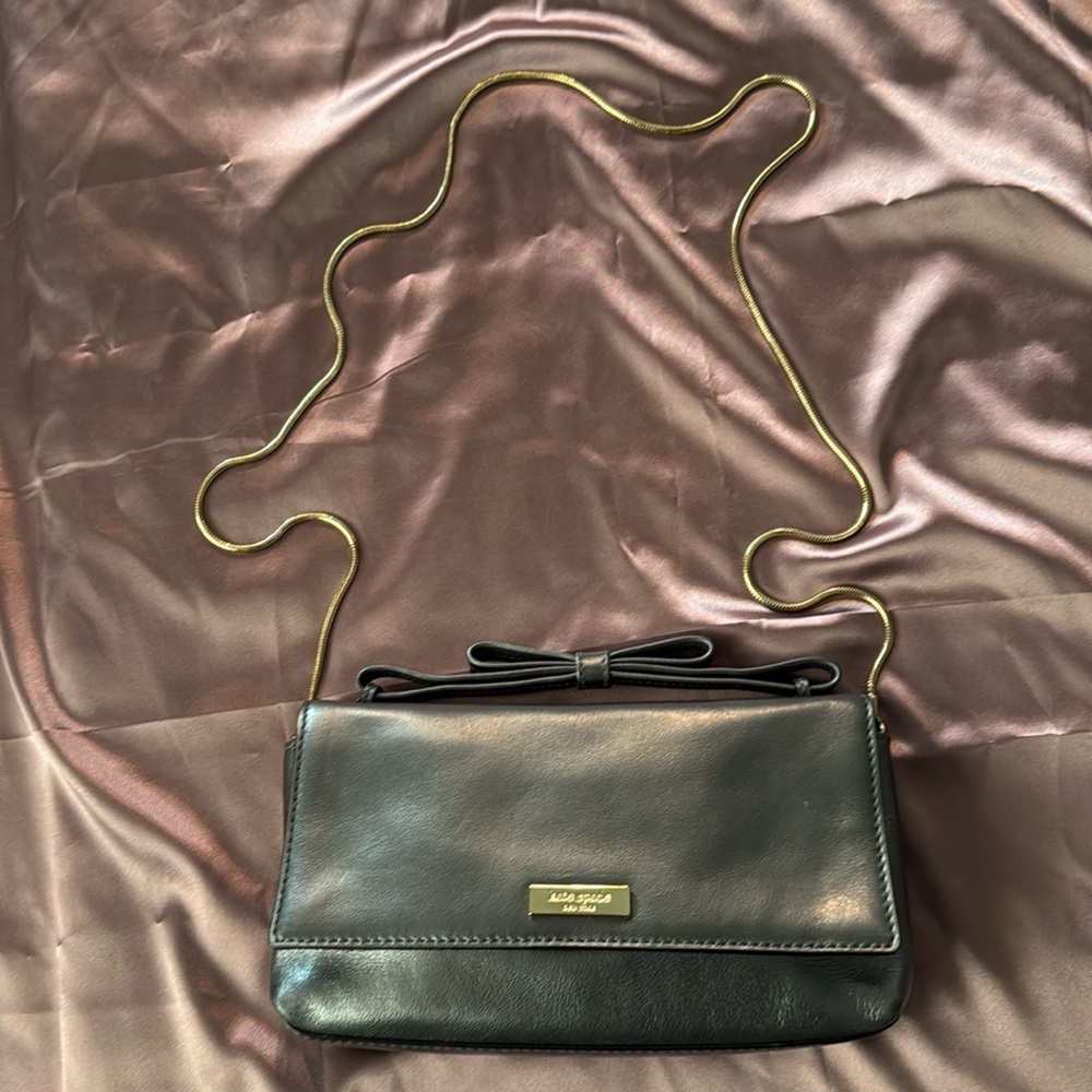 Kate spade crossbody, shoulder or clutch gunmetal bag
